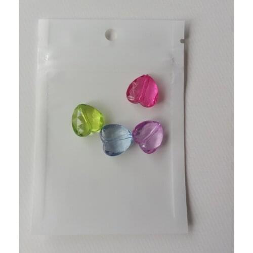 1000pcs 7x10cm Translucent Gift Jewelry Pouches Bags Zip Lock Plastic Bags With Zipper Jewelry Bag Packaging Display Storage Bag