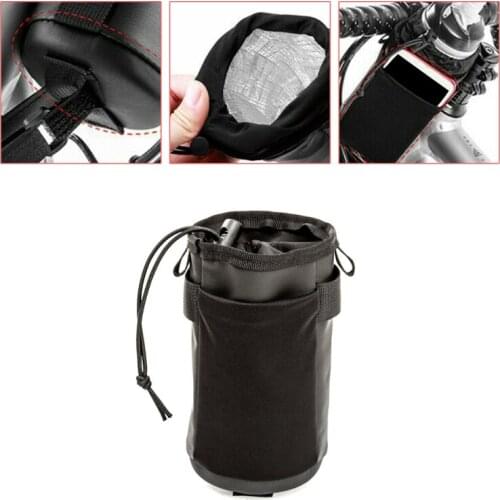 Sport Water Bottle Carrier Pouch Portable Cycling Handlebar Riding Kettle Bag Bike Handlebar Stem Bag Bicycle Accessories