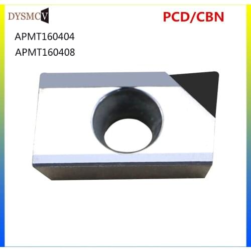 1 pc APKT160404 APKT160408 PCD CNC CBN inserts Diamond boron nitride diamond lathe turning blade cutting tool