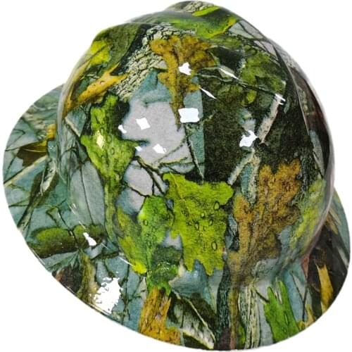 Full Brim Hard Hat Creative Pattern Printing Safety Helmet Unisex Sunshade Lightweight Construction Work Cap