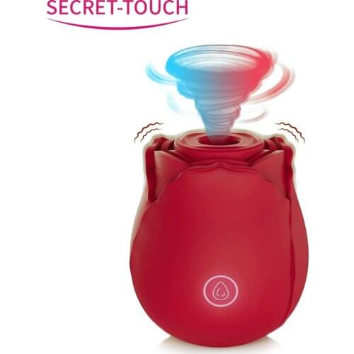 Rose Vagina Sucking Vibrator Sucker Oral Licking G-Spot Clitoris Stimulation Powerful Sex Toys for Women Adult Products Sex Shop