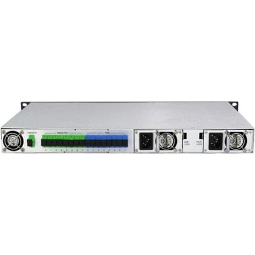 With Huawei ZTE OLT EYDFA CATV EDFA WDM WDM 8 Port RJ45 Fiber Optic Transceivers Dual or Single 90~265vac or -48vdc 1 Years