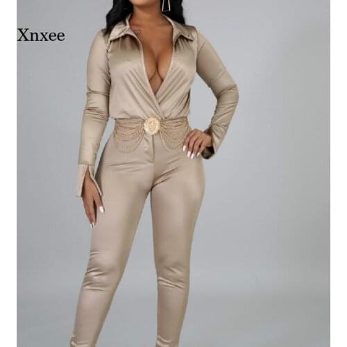 Spring and Autumn Womens Fashion Elegant Deep V Neck Retro Two-Piece Pearl Green Shirt High Waist Wide Leg Pants