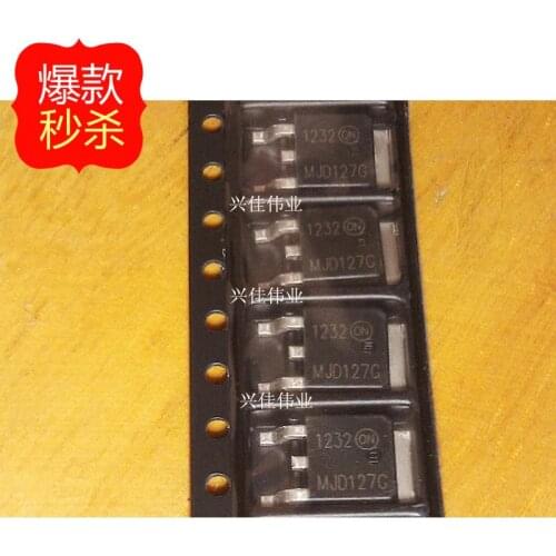10PCS New MJD127T4G MJD127G J127G TO252 Darlington
