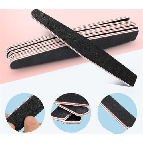 10pcs Professional Nail Files Double Sides Sanding Buffer Paper Grit Nail Art Tools Nail Polish Remover Manicure Pedicure Tools