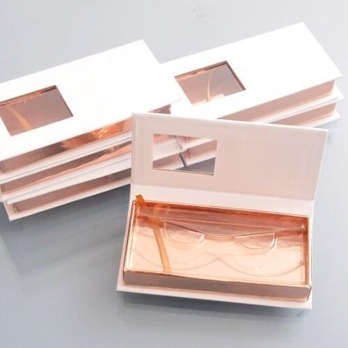 20pcs/pack wholesale false eyelash packaging box lash boxes packaging custom logo faux mink lashes fake strip empty case vendors