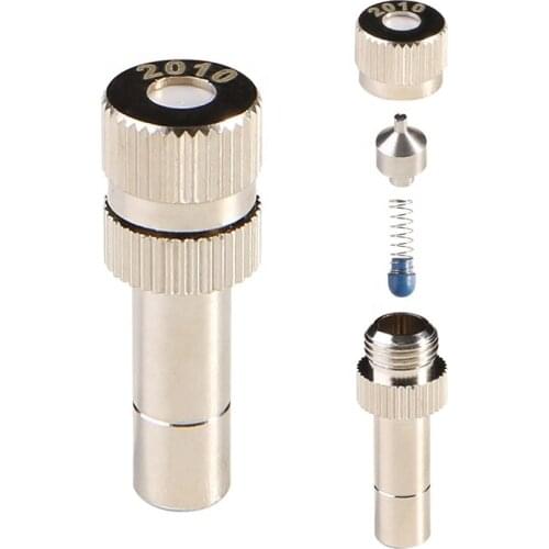 HEMAN 50pcs Low pressure micro fog water mist spray nozzle for Cooling Misting cooling system 0.1mm~0.6mm