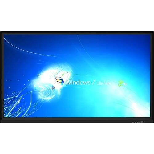 55 Inches Interactive Smart Whiteboard for Meeting and Teaching Room 20-Point Multi Infrared Commercial Display 4K Touch Kiosk