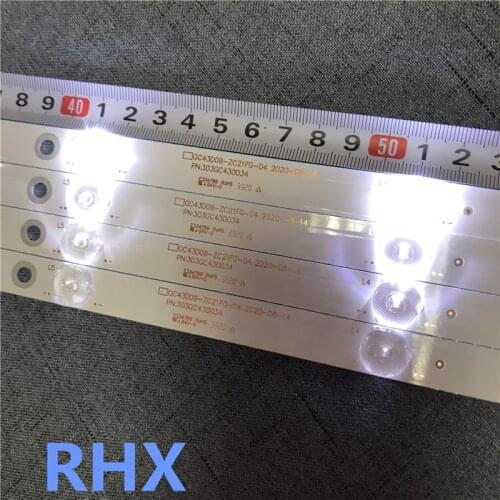 9 lamp for 43PFF5021 43PFF5011 T4312M LD43V22S DLED43GC4X9 DLED43GC 4X9 GC43D09-ZC23FG-01 ZC21FA aluminium 100%new