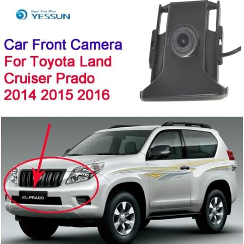 YESSUN Waterproof CCD Cars front Logo Parking Camera for Toyota Land Cruiser Prado 2014 2015 2016 high quality