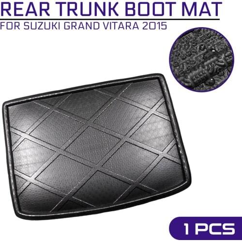 Car Floor Mat Carpet For Suzuki Grand Vitara 2015 Rear Trunk Anti-mud Cover