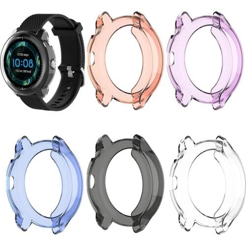 TPU Case Cover For Garmin Vivoactive 3 Music Version TPU Transparent Protective Case Anti-scratch Protective Case Cover