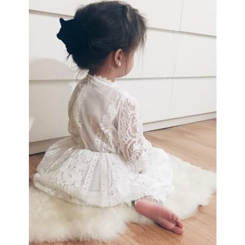 Kids girl dresses 2019 Summer Autumn New models lace Temperament Princess girls dress Korean quality cute baby girls clothes