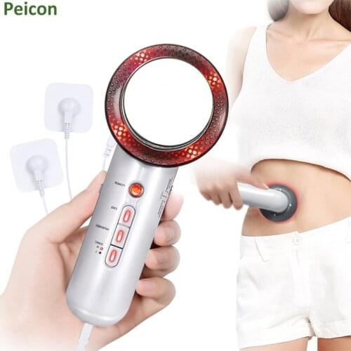 EMS Ultrasound Cavitation Body Slimming Massager 3 in 1 Infrared Anti Cellulite Massager For Face Arm Belly Fat Burner Machine