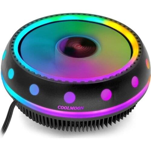 P82F CPU Coolers,Radiators System RGB LED Case Fan,Quiet Edition High Airflow Adjustable Color Case Fan for PC Cases