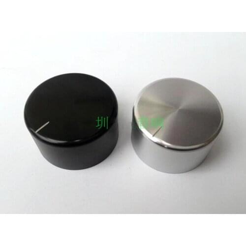 KYYSLB 38x22mm All Aluminum Alloy Solid Knob Potentiometer Volume Knob Audio Power Amplifier Speaker Tone Knob