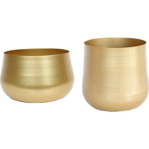 Metal Flower Pot Garden Planter Cactus Succulent Plant Container Ornament Decor