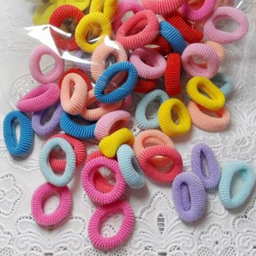 90pcs/pack Kid Girls fashion Hair bands Elastic Hair Ties baby Rope Ponytail Holders