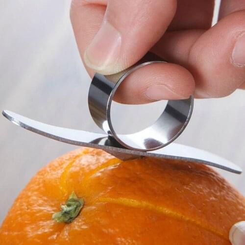 Stainless Steel Fruit Lemon Orange Opener Peeler Slicer Cutter Kitchen Tools for various kinds of fruits peels F20173727