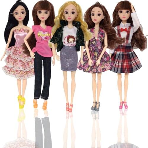 N-1 Doll Clothes Girl DIY For 1/6 OOAK Beauty Dolls Dress A Brand Head As Gift If 3-set or More