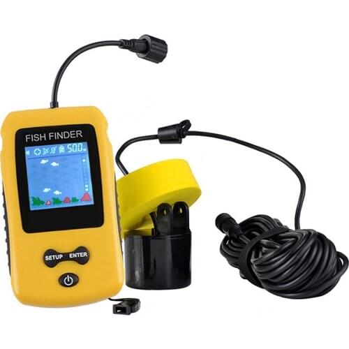 Portable Sonar Fish Finder With Coloured Lcd Display Screen Fish Finder Fishing Lure Echo Sounder Fishfinder