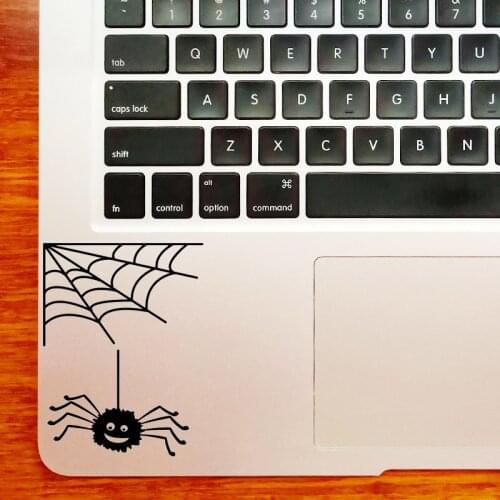 Cute Spider Creative Trackpad Decal Laptop Sticker for MacBook Pro16" Air Retina 11 12 13 15 inch Mac Book Notebook Vinyl Skin