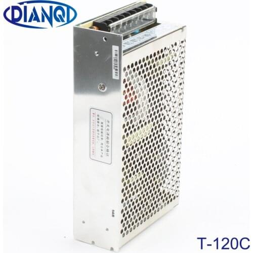 Triple output power supply 120w 5V 10A, 15V 3.5A,-15V 1A power suply T-120C ac dc converter good quality