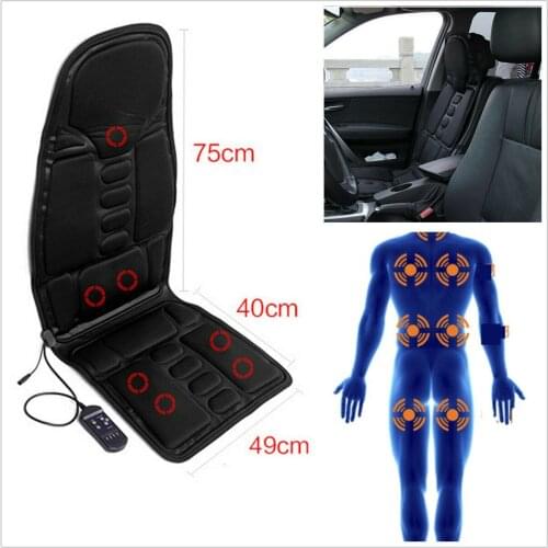 Universal Winter Warm 2 In 1 Auto Car Seat Cover Cushion W/Warm Heated & Massage