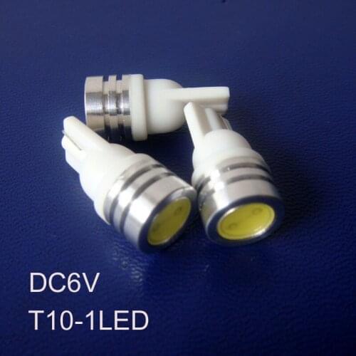 High quality 6V 6.3V 158,168,194,912,W5W,W3W,E1 W6i,501 led bulb wedge led indicator lamp Signal light free shipping 10pcs/lot