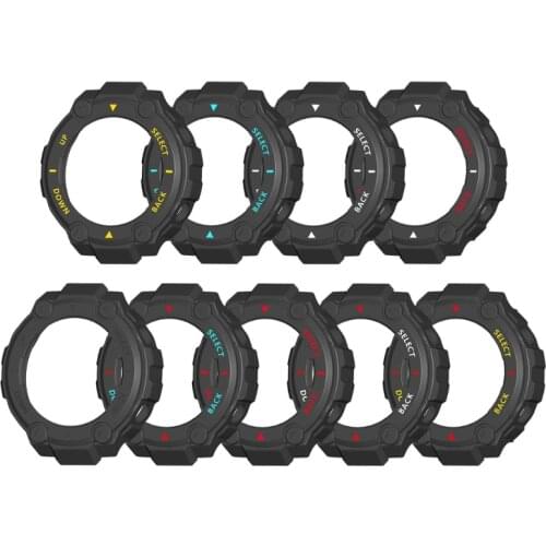 Protector Cover Case for -Amazfit T-Rex Smartwatch Protective Shell Frame for A mazfit Trex Pro Edge Bumper 1 PC