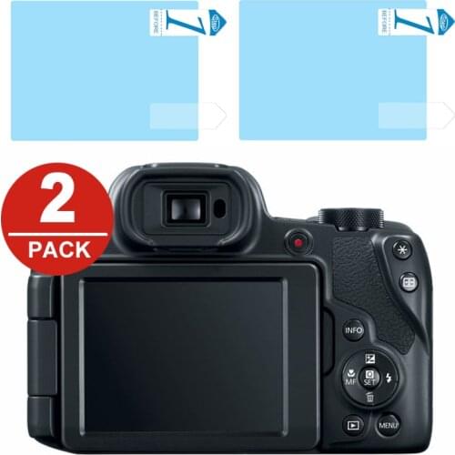 2x LCD Screen Protector Protection Film for Canon Powershot SX740 SX730 SX70 SX60 SX720 SX710 SX620 SX610 HS G15 G16 G12 G11