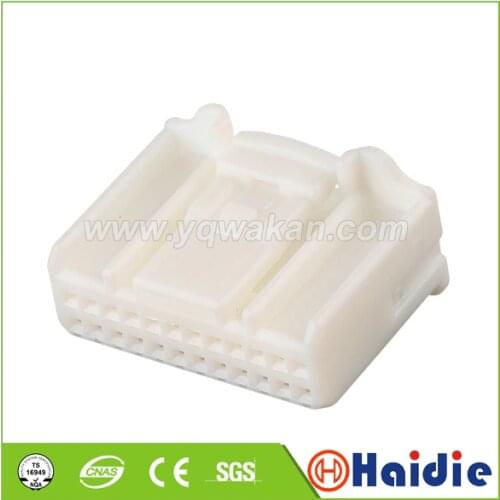 1set 24pin auto electrical housing plug 24way plastic wiring unsealed connector with pins 1717112-1