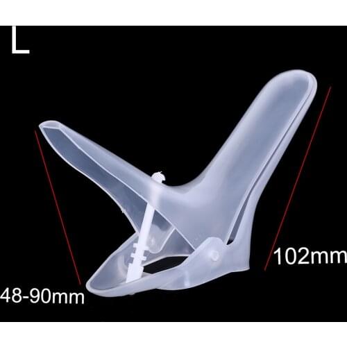 1PCS S/L Clear Couple Expansion Vaginal Dilatorm Colposcopy Anal Dilation Speculum Health Care Feminine Vagina Care