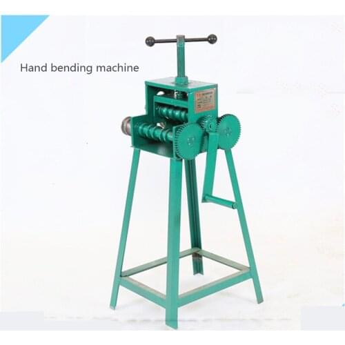 50 Type Hand Crank Pipe Bender Multi-Function Calender Square Arc Pipe Bender Steel Metal Pipe Bender Steel Pipe Bender