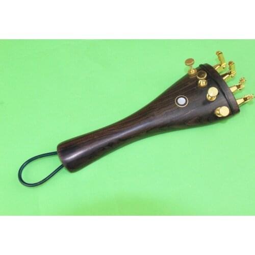 8 sets ebony viola Accessories tailpiece. golden fine tunres violia accessories