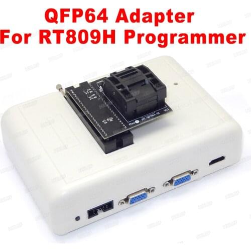 QFP64 Adapter For RT809H Programmer RT-QFP64-01 clamshell seat variable frequency air conditioning MCU IRMCK341_343_311
