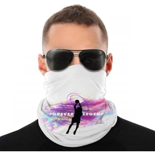 Forever Legend Basketball Magic Scarf Neck Face Mask Unisex Fashion Tube Mas Balaclava Bandanas Polyester Headwear Biking Hiking