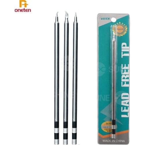 Quick TS1200A Lead Free Soldering Iron Tip Handle Welding Pen Tools TSS02B I J SK KK Welding Iron Tip