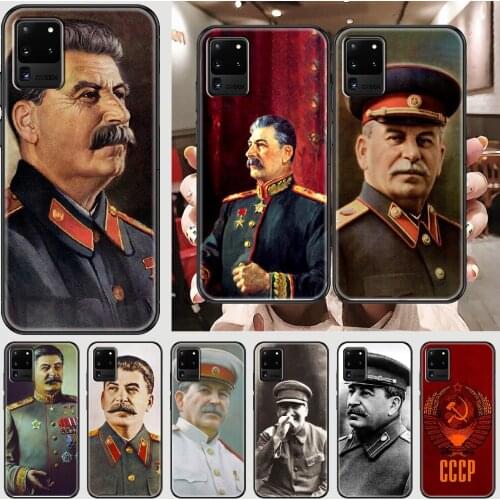 Joseph Vissarionovich Stalin Phone case For Samsung Galaxy Note 4 8 9 10 20 S8 S9 S10 S10E S20 Plus UITRA Ultra black fashion