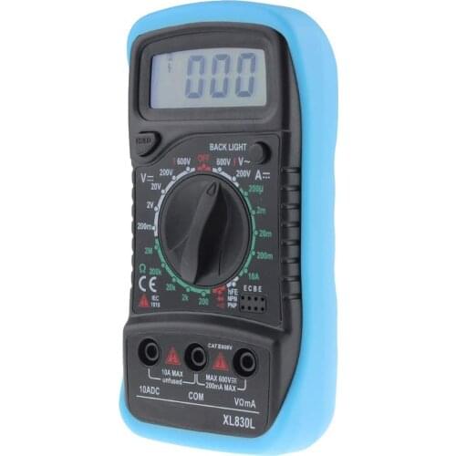 LCD Digital Multimeter Voltmeter AC&DC Voltage Tester Circuit Checker Buzzer NEW