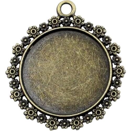 Fit 20mm Cabochons Summer Fashion Cameo/Glass Frame bezel Settings Tray blank DIY Accessory Making 10pcs/lot K04513