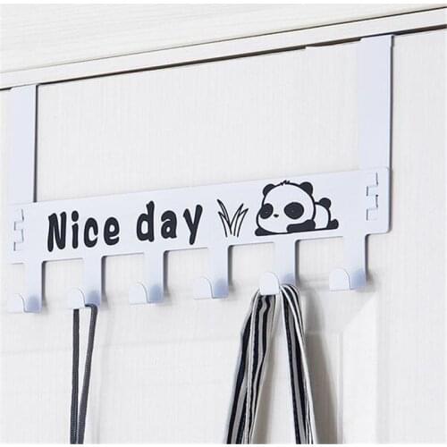Classic Seamless Home Bag Door Hook Door Back Wall Hanger Door Clip Clothes Bag Storage Rack Household Hook