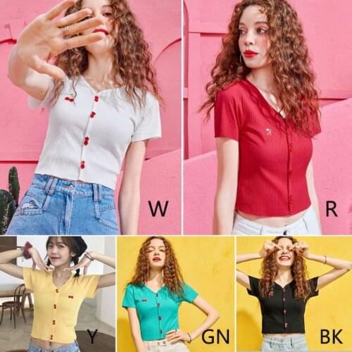 Женские трикотажные футболки KLV China At AliExpress