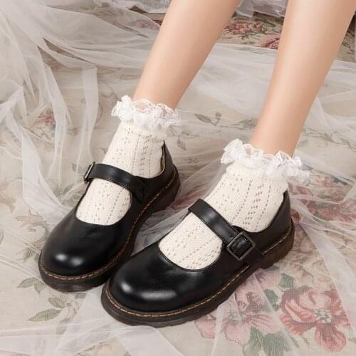 Ruffled Lace Short Lace Lolita Socks