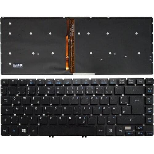 NEW German laptop Keyboard FOR ACER R7 R7-572 R7-572G R7-571 R7-571G MS2317 GR keyboard with backlight