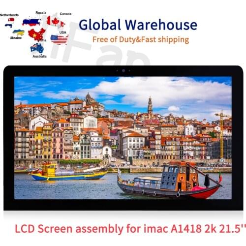NEW LM215WF3 SD D1 D2 D3 D4 D5 For iMac 21.5" A1418 2K LCD Screen Assembly With Front Glass Late 2012 2013 2014 2015 Year