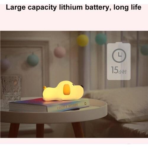 Novelty LED Night Light Built-in Charging Battery Bedroom Lamp with Timing Function LED Torch for Children/Holiday Night Lamp