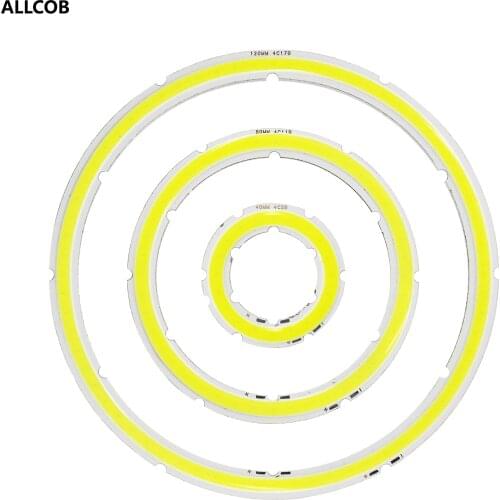 New 12V DC annular cob led angel eye light source 2W 3w 4w 5w 8w 9W 10w 12w 20mm 120mm warm white cob chip for DIY