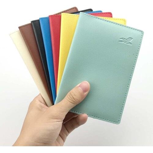 New Fashion Simple Travel Passport Cover Card Case Women Men Travel Credit Card Holder Travel ID Document Passport Holder Bag