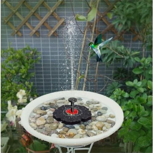 Solar Fountain Garden Decoration Bird Bath Landscape Garden Decoration Swimming Pool Fish Tank Solar Fountain